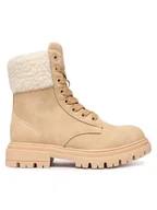 Buty dla dziewczynek - Calvin Klein Trzewiki V3A5-83125-1628500 S Beżowy - miniaturka - grafika 1