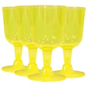 Serwisy obiadowe - KIELISZKI DO WINA PLASTIKOWE WIELORAZOWE 160ml 4 szt - miniaturka - grafika 1