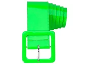 Dodatki do strojów karnawałowych - Pasek neonowy zielony - 1 szt. - miniaturka - grafika 1