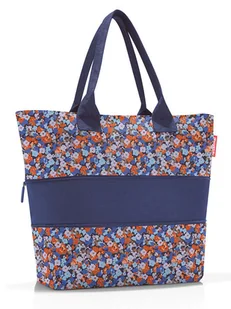 Reisenthel Shopper bag "E1" w kolorze granatowym ze wzorem - 50 x 26,5 x 16,5 cm - Torebki damskie - miniaturka - grafika 1
