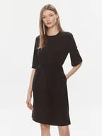 Sukienki - Calvin Klein Sukienka codzienna K20K206375 Czarny Regular Fit - miniaturka - grafika 1