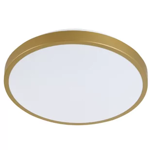 Polux Plafon Kern złoty 40 cm LED - Oprawy, klosze i abażury - miniaturka - grafika 1