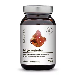 Aura Herbals Moja Wątroba: karczoch + ostropest + kurkuma tabletki (92g) MOJA WATROBA - Układ pokarmowy - miniaturka - grafika 1