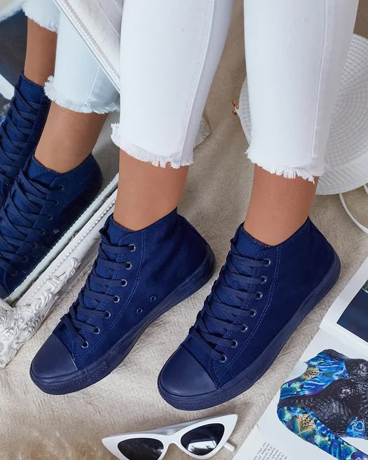 Royalfashion Wysokie trampki damskie Hollas-37