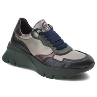 Sneakersy damskie - Szare Sneakersy Hispanitas Półbuty Sportowe Premium - miniaturka - grafika 1