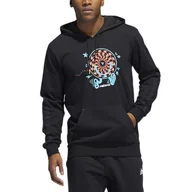 Bluzy sportowe męskie - Bluza adidas Trae Hoodie HF4528 - czarna - Adidas - miniaturka - grafika 1