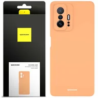 Etui i futerały do telefonów - Spacecase Etui Silicone Case Xiaomi 11T/11T Pro orange - miniaturka - grafika 1