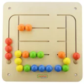 Tablice dla dzieci - Masterkidz MASTERKIDZ Tablica Ścienna Edukacyjna Labirynt Koraliki ME03690 - miniaturka - grafika 1