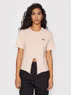 Koszulki sportowe damskie - Vans T-Shirt Boyfriend Knot VN0A53Q6 Pomarańczowy Relaxed Fit - miniaturka - grafika 1