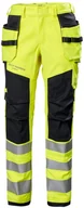 Spodnie sportowe męskie - Reflective trousers HELLY HANSEN Fyre CL 1, yellow C50 - miniaturka - grafika 1