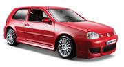 Kolekcjonerskie modele pojazdów - Maisto, Volkswagen Golg R32, Grana, Czerwony, 1/24, 31290 - miniaturka - grafika 1