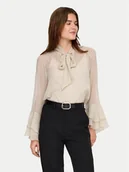 Bluzki damskie - ONLY Bluzka Peninna 15367241 Beżowy Regular Fit - miniaturka - grafika 1