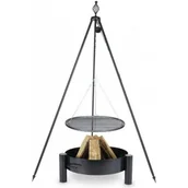 Paleniska ogrodowe - Cook&King Grill ogrodowy COOK KING Stal Czarna 70 cm + Palenisko 80 cm - miniaturka - grafika 1