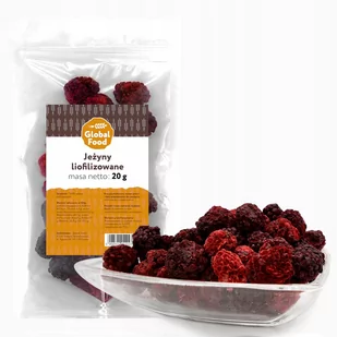 JEŻYNA LIOFILIZOWANA CAŁE OWOCE GLOBAL FOOD 20g - Owoce świeże i suszone - miniaturka - grafika 1