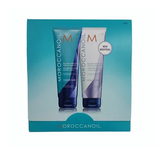 Moroccanoil Blonde Szampon Odżywka Fiolet 2 x 10ml - Odżywki do włosów - miniaturka - grafika 1