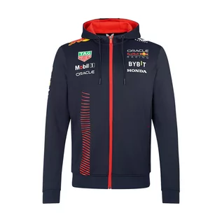 Bluzy męskie - Bluza męska Zip Hoodie Team Red Bull Racing F1 2023 - grafika 1