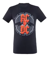 Koszulki męskie - DC AC AC T-shirt męski czarny Shook (06) 06-M ACDCTSHIRT-06 - miniaturka - grafika 1