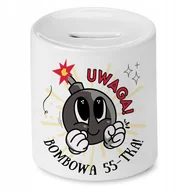 Skarbonki - Skarbonka na Urodziny 55 55te 55-te na Prezent z Nadrukiem ze Zdjęciem - miniaturka - grafika 1