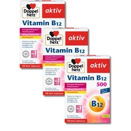 Witaminy i minerały - 3x Doppelherz® aktiv Witamina B12 500, 3x30 tabletek ZESTAW - miniaturka - grafika 1