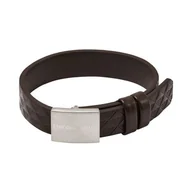 Bransoletki - bracciale uomo emporio armani egs3135040 eagle logo - miniaturka - grafika 1