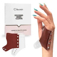 Pozostałe akcesoria kosmetyczne - Rękawiczka dla wizażystek, Second Skin Glove Clavier, make up, red, rozmiar S, 2 szt - miniaturka - grafika 1