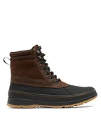 Botki męskie - Sorel Kozaki Akeny II Boot Plus Wp 2084851256 Brązowy - miniaturka - grafika 1