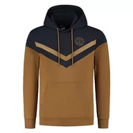 Bluzy męskie - ONLY & SONS Męska bluza z kapturem Onsnewwagner Reg Sweat Hoodie Cs, Pomarańczowa ochra, S - miniaturka - grafika 1
