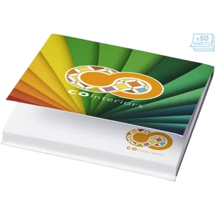 Karteczki samoprzylepne Sticky-Mate® 75x75mm w miękkiej okładce - Gadżety  do biura - miniaturka - grafika 1