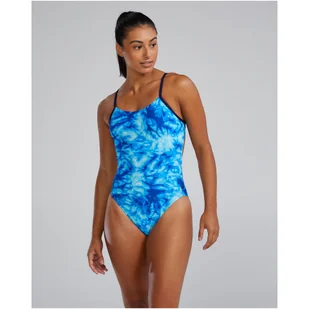 Strój pływacki damski TYR Cutoutfit Swimsuit - Azultec - Stroje kąpielowe - miniaturka - grafika 1