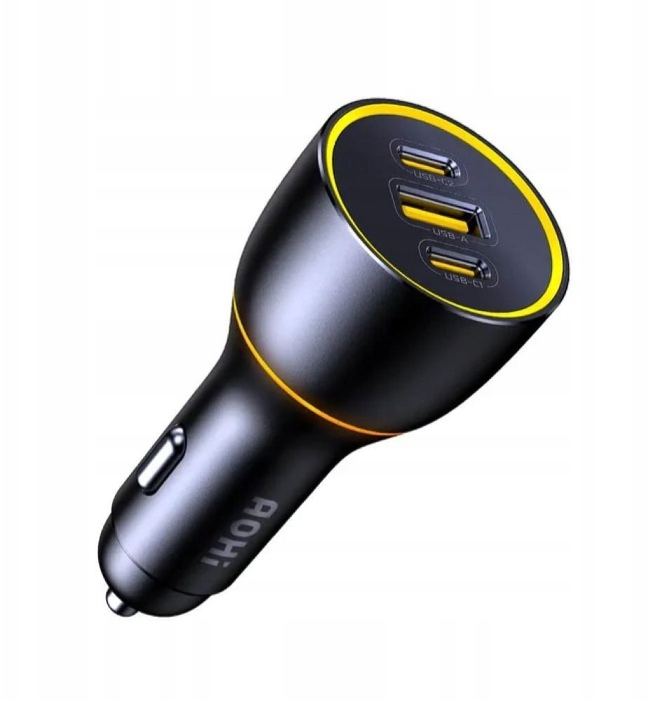 Ładowarka AOHI Ładowarka samochodowa AOHi Superauto PD 170W 2x USB-C, 1x USB-A