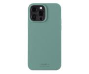 Etui i futerały do telefonów - Holdit Silicone Case iPhone 13 Pro Max Moss Green - miniaturka - grafika 1