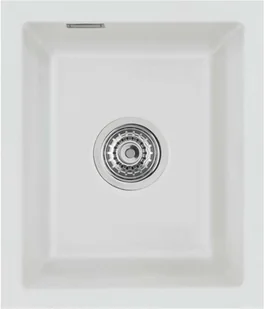 Zlewozmywak ceramiczny SYSTEMCERAM Mera 32 U Alu Korek automatyczny 5361 02 - Zlewozmywaki - miniaturka - grafika 1