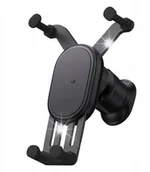 Uchwyty samochodowe do telefonów - Baseus GRAWITACYJNY UCHWYT SAMOCHODOWY Z ŁADOWARKĄ INDUKCYJNĄ Qi 15W Baseus Stable - miniaturka - grafika 1