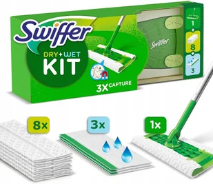 MOP SWIFFER 11 WKŁADÓW (8 suchych, 3 mokre) ZESTAW - Miotły, szufle, mopy - miniaturka - grafika 1