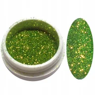 Ozdoby do paznokci - Indigo Pixel Effect Neon Green pyłek brokat 2,5 g - miniaturka - grafika 1
