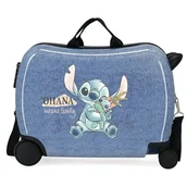 Walizki - Disney Stich Dance it out Walizka dziecięca Niebieski 50x38x20 cms Sztywne ABS Zamknięcie kombinowane boczne 34L 1,8 kg 2 Koła Bagaż Ręcznie, niebieski, Talla única, walizka dziecięca - miniaturka - grafika 1
