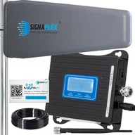 Inne akcesoria audio-wideo - System przekazu sygnału AV Signaflex Zestaw Wzmacniacz Gsm/Dcs Lcd3000 Ls-Gd22 + T2 23Dbi 15M + Bat - miniaturka - grafika 1