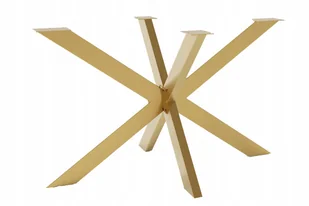 Noga Metalowa do Stołu Biurka Blatu 150 x 83 cm Pająk LOFT ZŁOTY - Meble modułowe i akcesoria - miniaturka - grafika 1