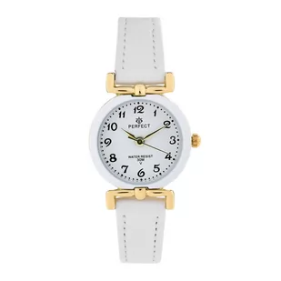 Zegarek na komunię damski PERFECT - LP004-02 -biały - Zegarki dla dzieci - miniaturka - grafika 1