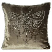 Poszewki na poduszki - Poszewka EUROFIRANY Royal 8 45 x 45 cm Ciemnobeżowy - miniaturka - grafika 1