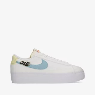 Buty sportowe damskie - Nike BLAZER LOW PLATFORM NEXT NATURE DJ6376-100 - grafika 1