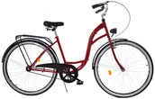 Rowery - Dallas Bike City 28 cali Czerwony - miniaturka - grafika 1