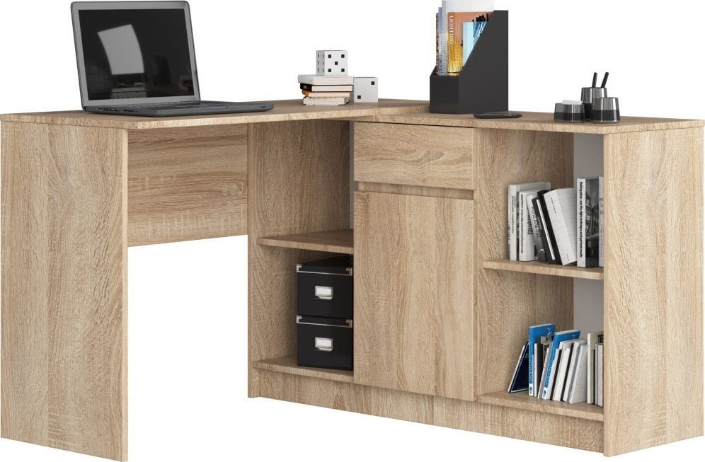 Biurko Fabryka Mebli Akord B-17 Jasnobrązowe 120 cm x 126 cm