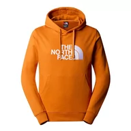Bluzy sportowe męskie - Bluza The North Face Light Drew Peak 00A0TEPCO1 - pomarańczowa - miniaturka - grafika 1