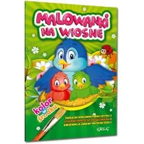 Malowanki na wiosnę - Greg - Książki edukacyjne - miniaturka - grafika 1