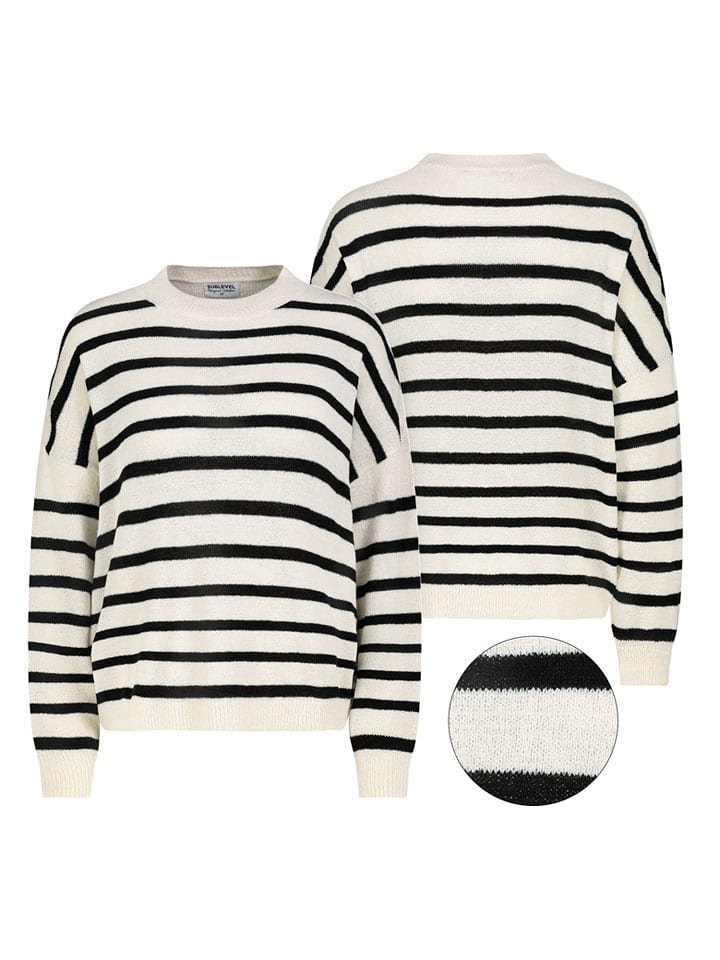 Sublevel Sweter w kolorze kremowym