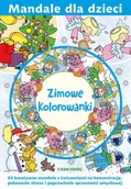 Kolorowanki, wyklejanki - Zimowe kolorowanki. Mandale dla dzieci - miniaturka - grafika 1