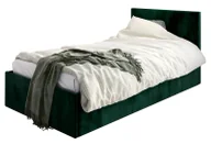 Inne meble do sypialni - Zielone łóżko tapicerowane z zagłówkiem L7-B75 - miniaturka - grafika 1