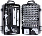 Śrubokręty - zestaw małych śrubokrętów bitów mini do laptopa do komputera 115W1 - miniaturka - grafika 1