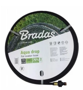 BRADAS Wąż nawadniający Aqua-Drop Flat 1/2" 15m waz/1/2/Aqua-Drop/15m - Węże ogrodowe i zraszacze - miniaturka - grafika 1